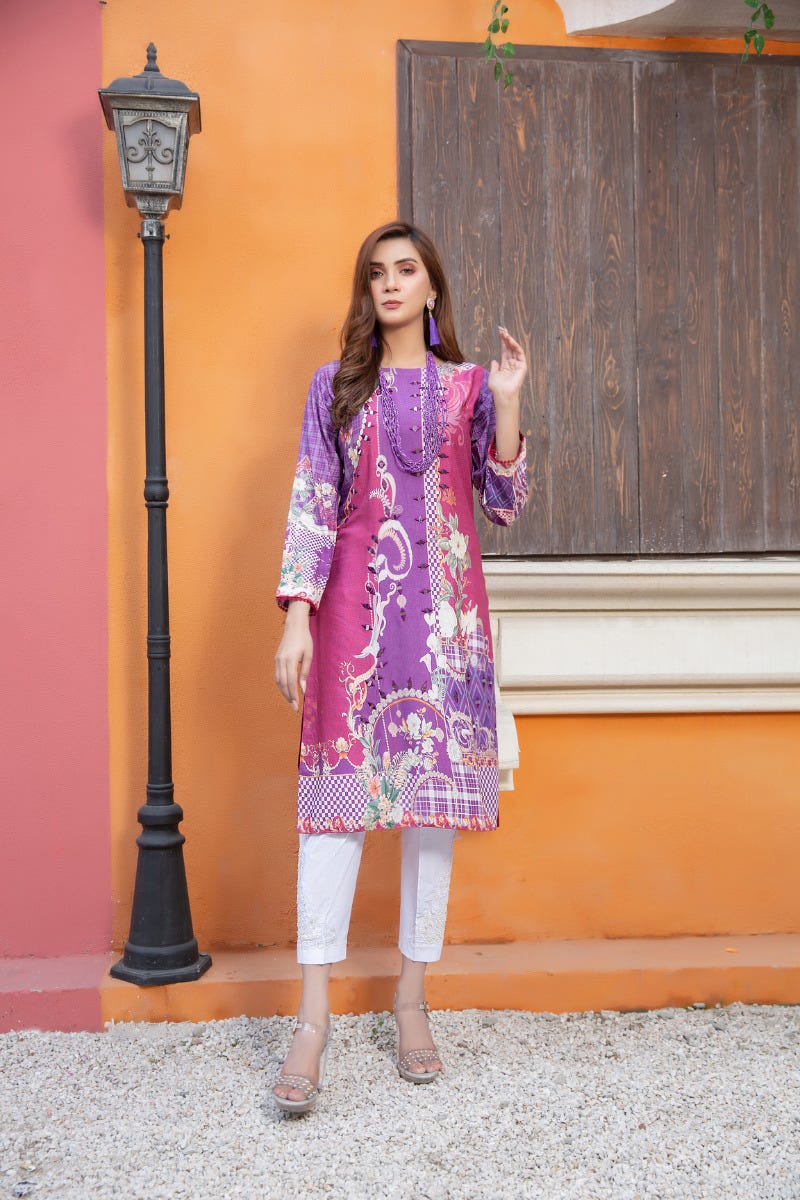 Ready to Wear 2 Pcs Handwork Dress by Zaiwa 02
