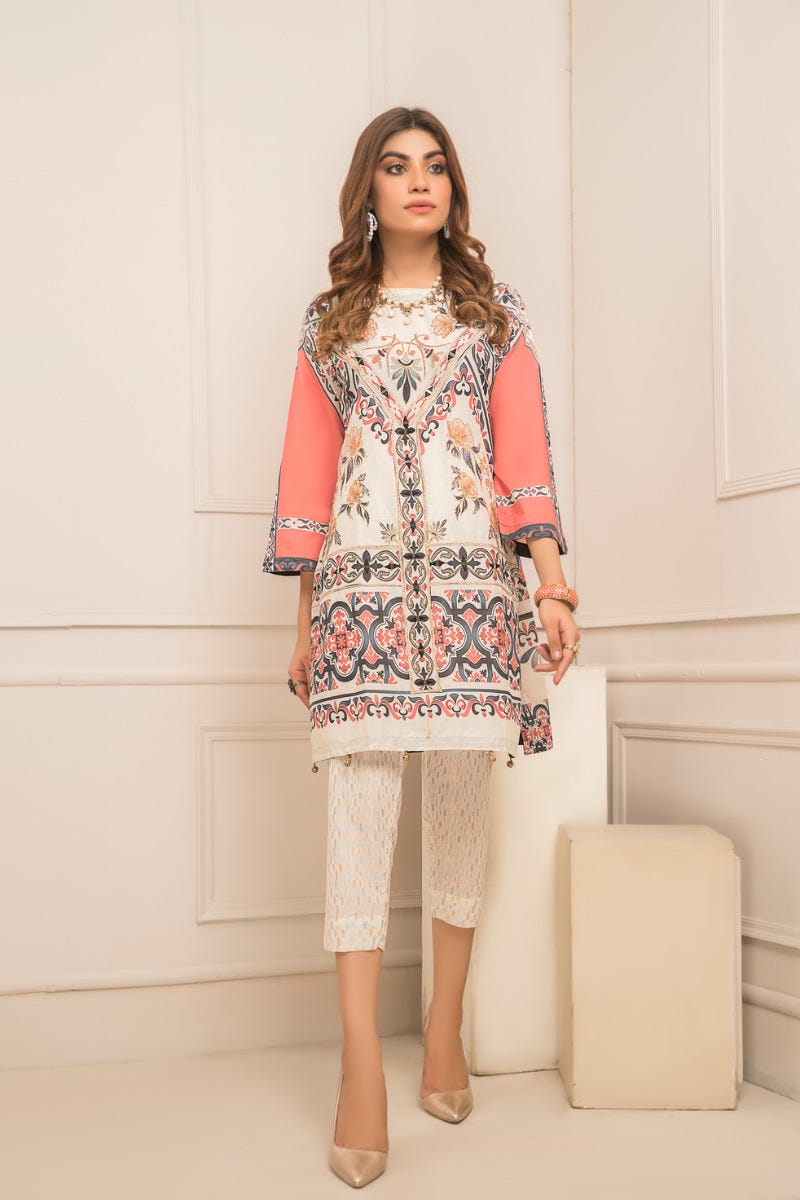 Ready to Wear Lawn Embroidered 2Pcs Collection by Zaiwa 12