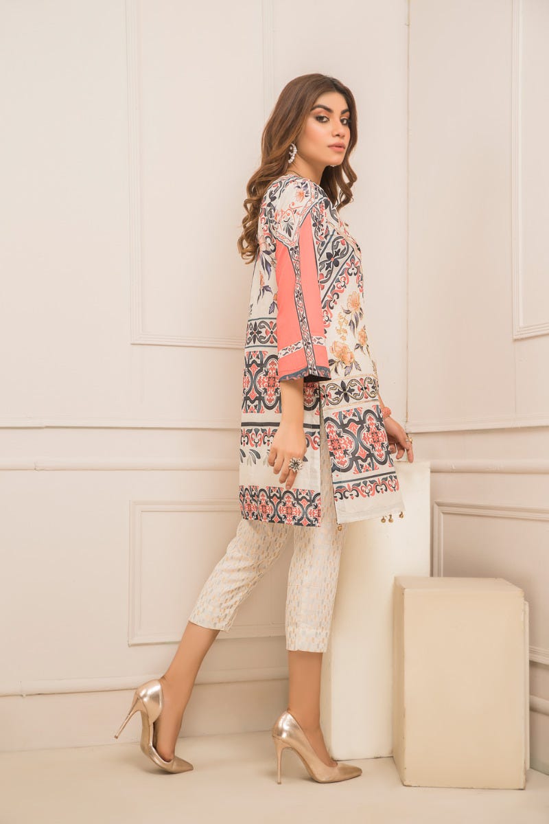 Ready to Wear Lawn Embroidered 2Pcs Collection by Zaiwa 12