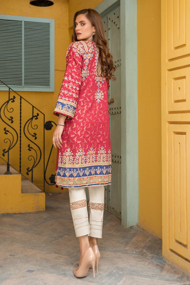 Ready to Wear 2 Pcs Jacquard Embroidered Collection by Zaiwa 10