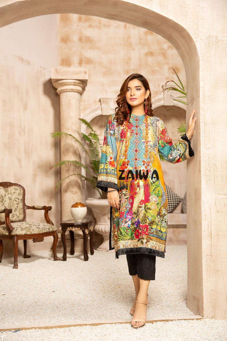 Winter Ready to Wear Embroidered Kurta 21