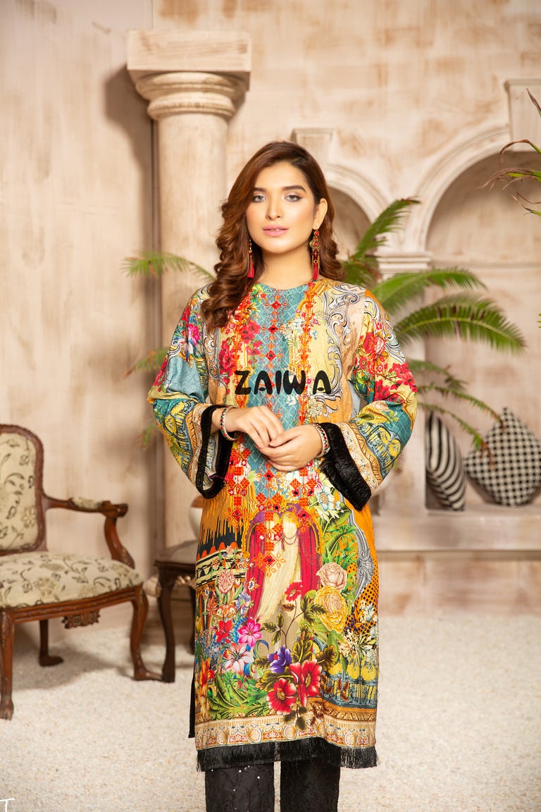 Winter Ready to Wear Embroidered Kurta 21