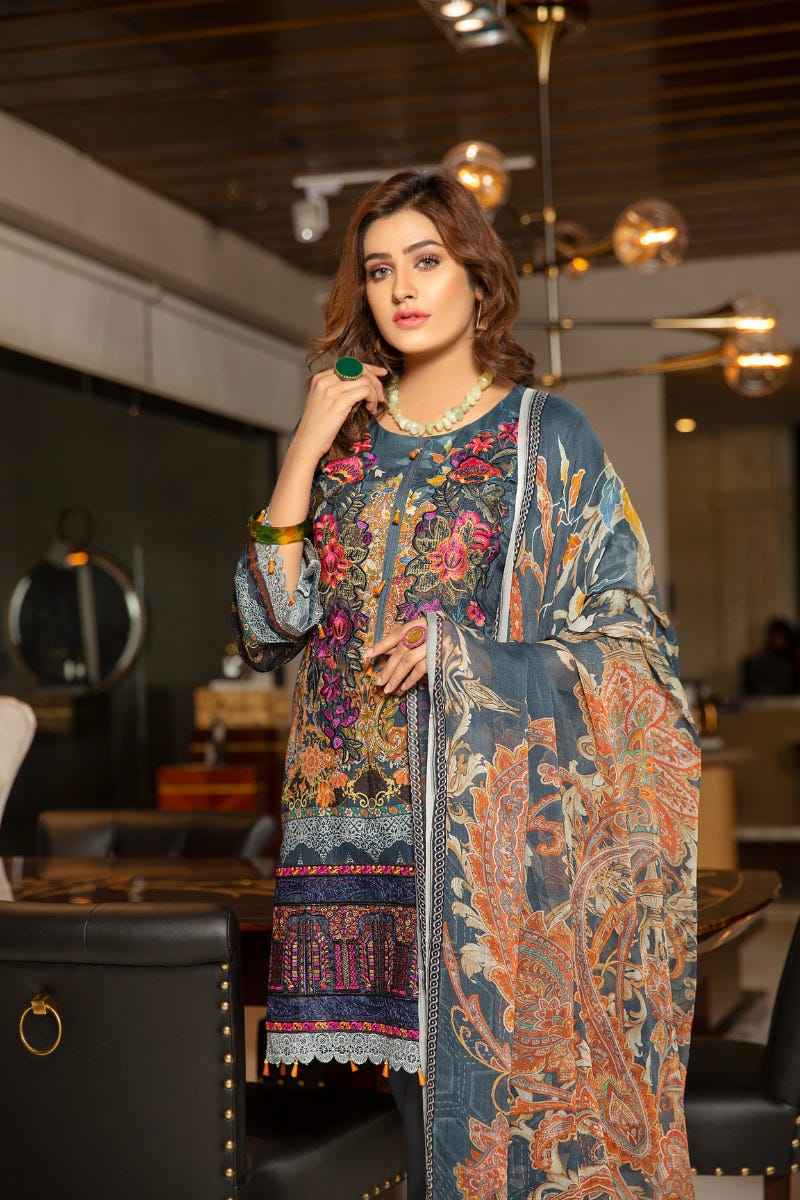 Winter Ready to Wear Embroidered Collection by Zaiwa 04