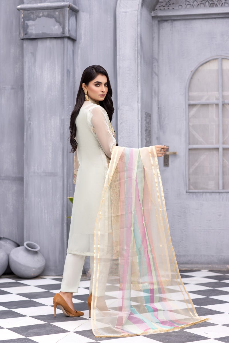Formal Organza Ready to Wear Embroidered Collection by Zara Manan 02