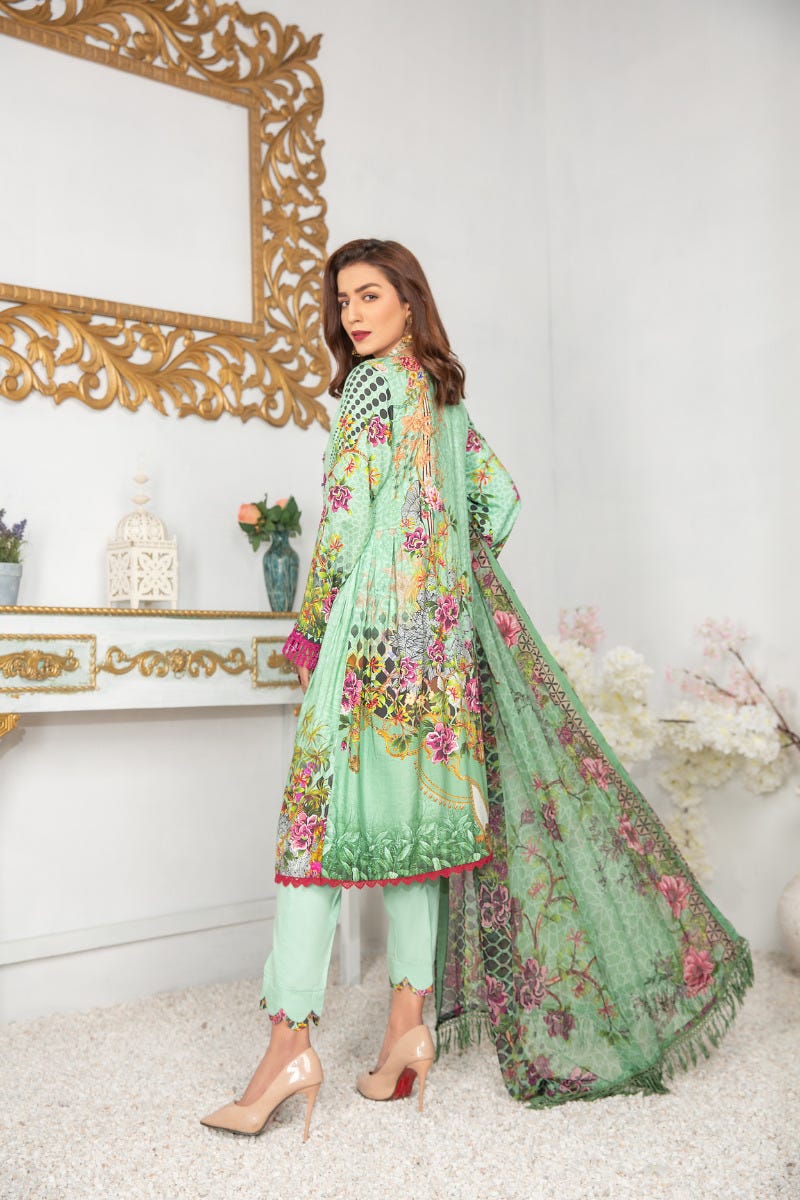 Ready to Wear Handwork Detailed 3 Pcs Dress by Zimal 06