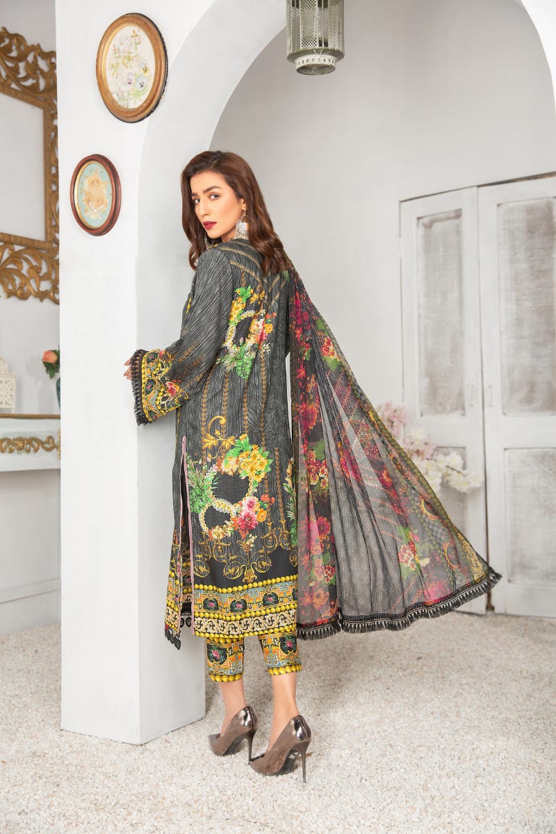 Ready to Wear Handwork Detailed 3 Pcs Dress by Zimal 08