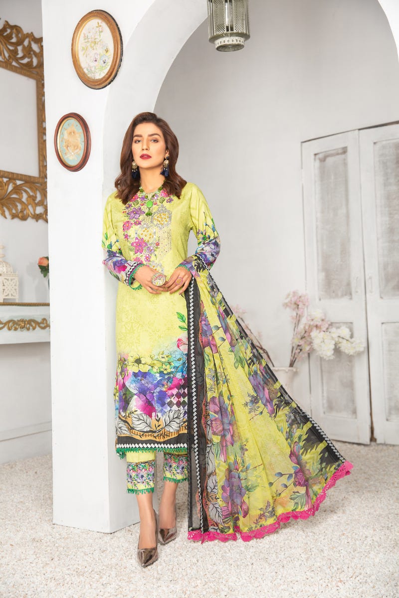 Ready to Wear Handwork Detailed 3 Pcs Dress by Zimal 09