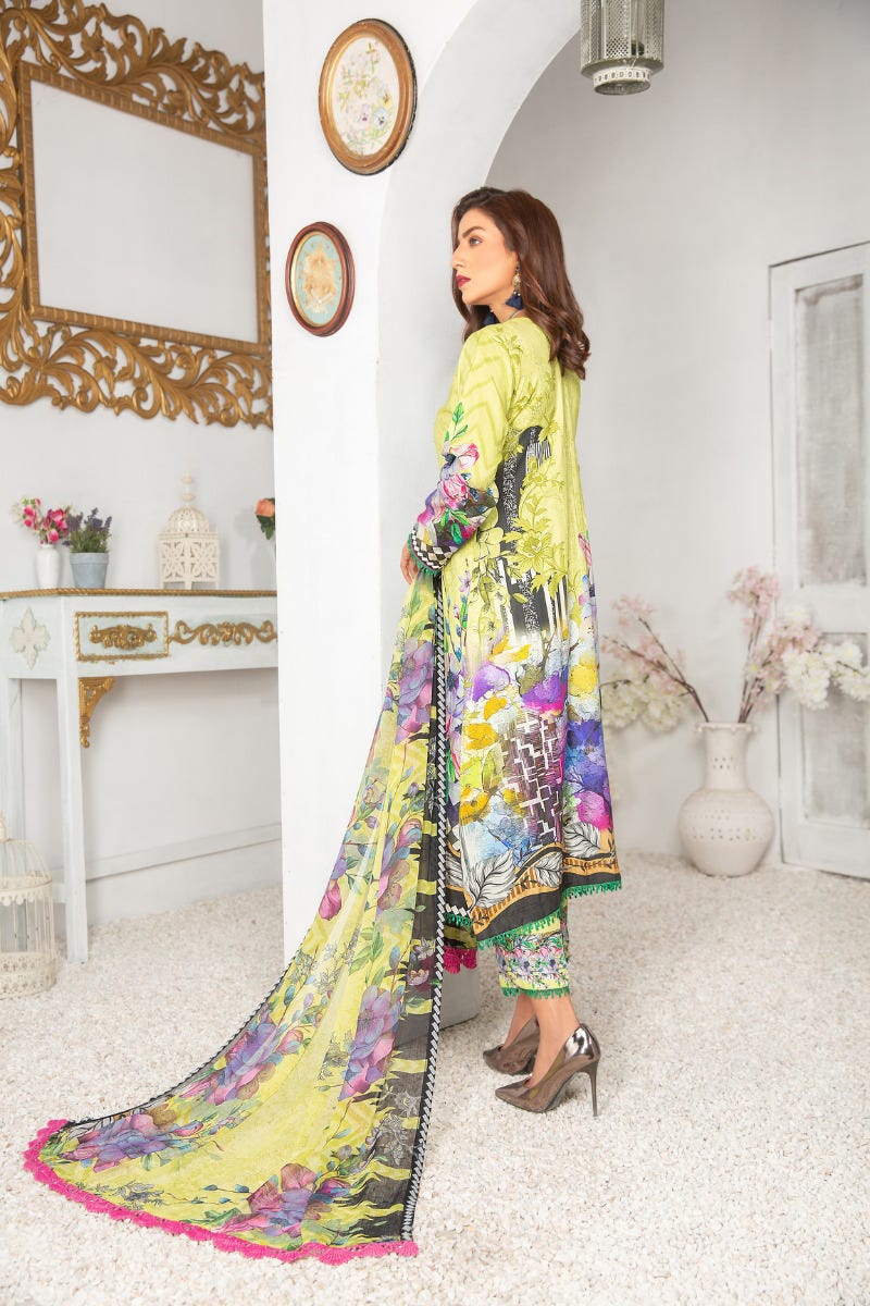 Ready to Wear Handwork Detailed 3 Pcs Dress by Zimal 09