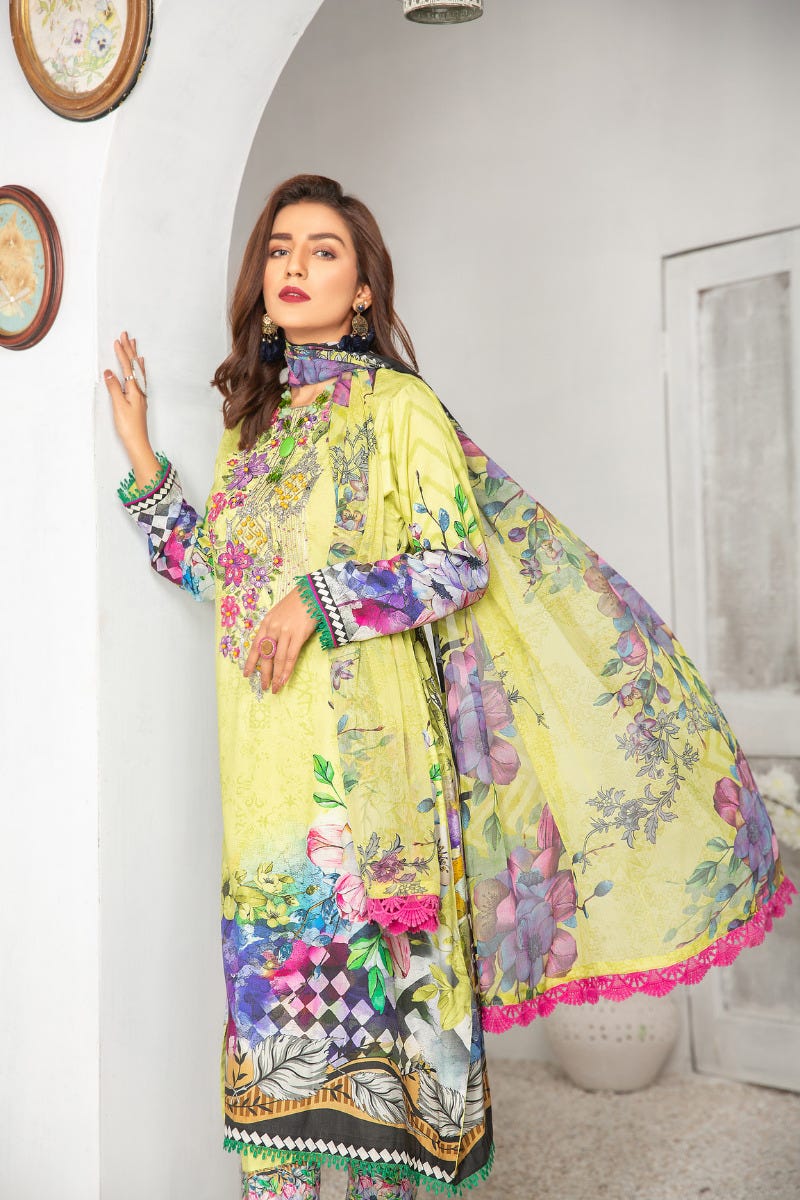 Ready to Wear Handwork Detailed 3 Pcs Dress by Zimal 09