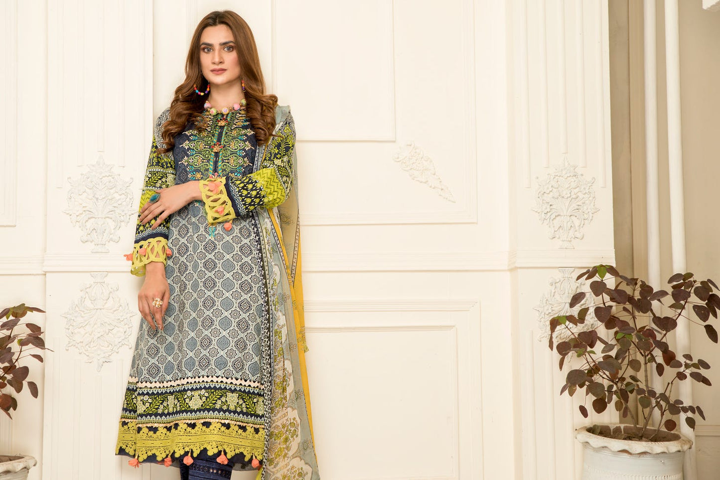 Ready to Wear Lawn Embroidered 3Pcs Collection by Zimal 03