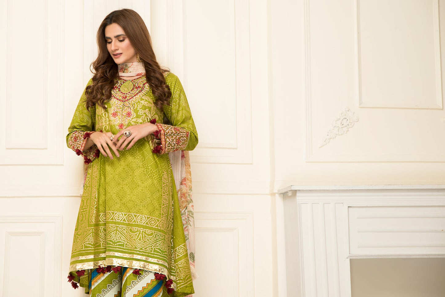 Ready to Wear Lawn Embroidered 3Pcs Collection by Zimal 07