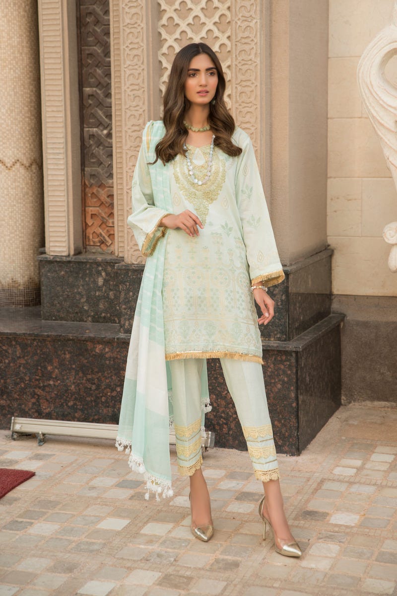 Embroidered Jacquard Ready to Wear Collection by Zimal 09