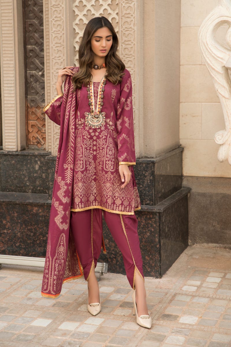 Embroidered Jacquard Ready to Wear Collection by Zimal 04