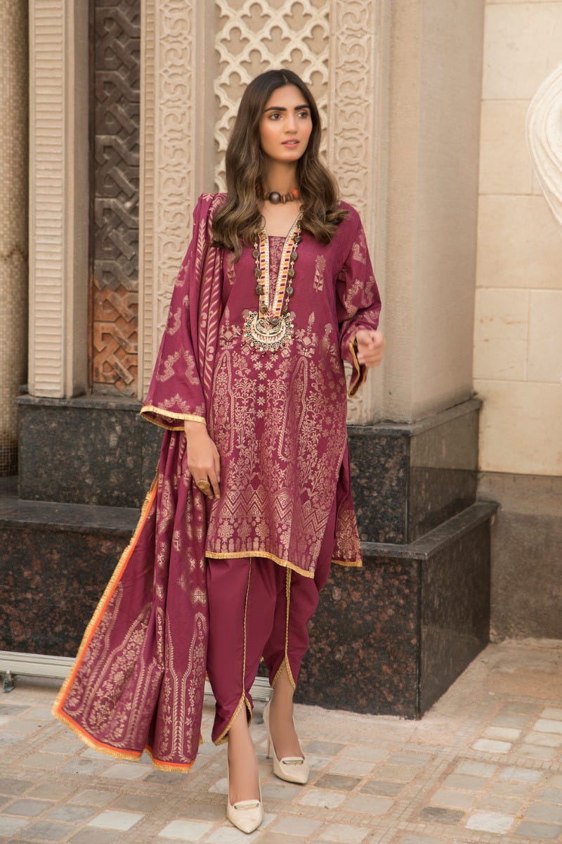 Embroidered Jacquard Ready to Wear Collection by Zimal 04