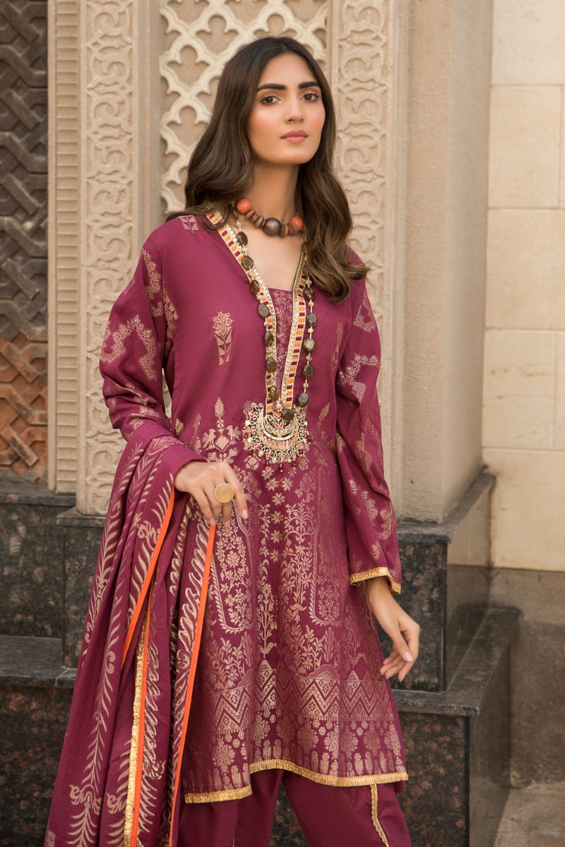 Embroidered Jacquard Ready to Wear Collection by Zimal 04