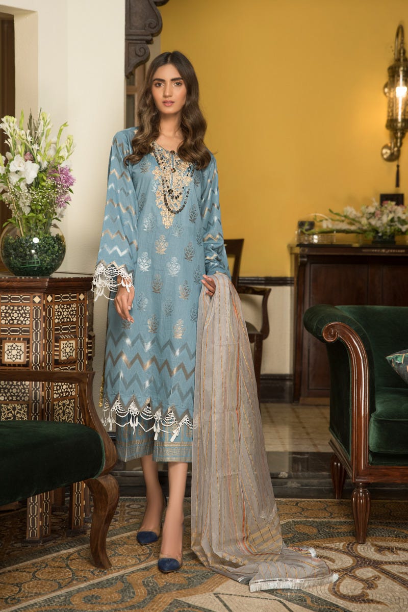 Embroidered Jacquard Ready to Wear Collection by Zimal 06