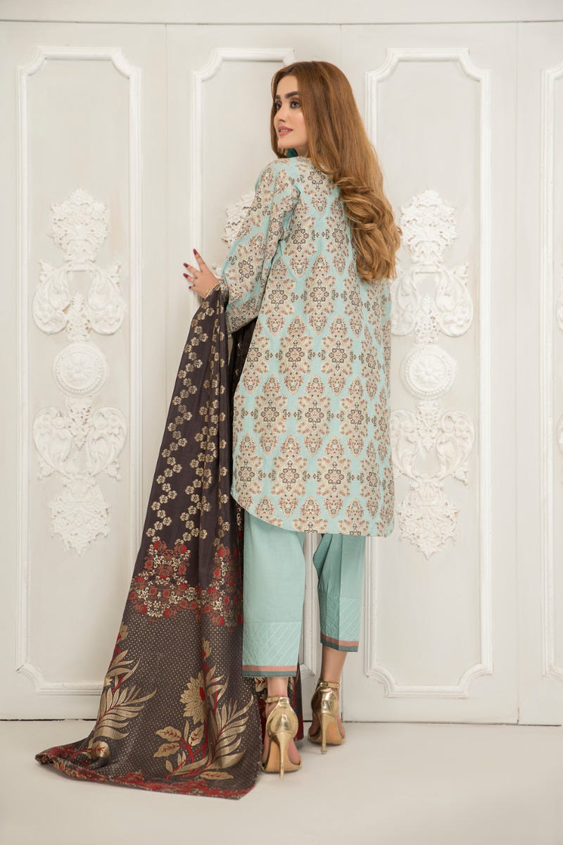 Winter Jacquard 3 Pcs Embroidered Collection by Zimal 05