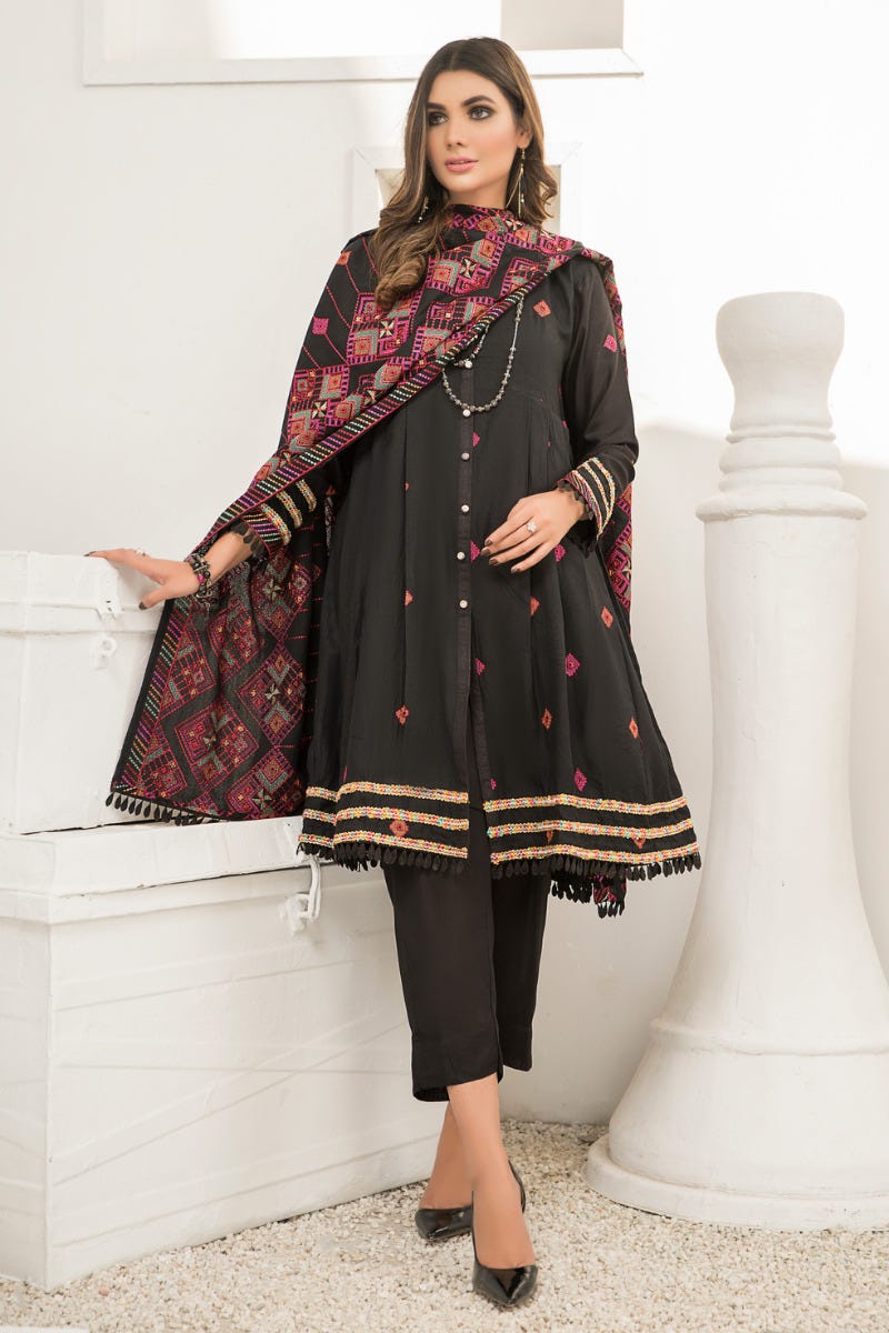 Winter Karandi 3 Pcs Embroidered Shawl Collection by Zimal 05