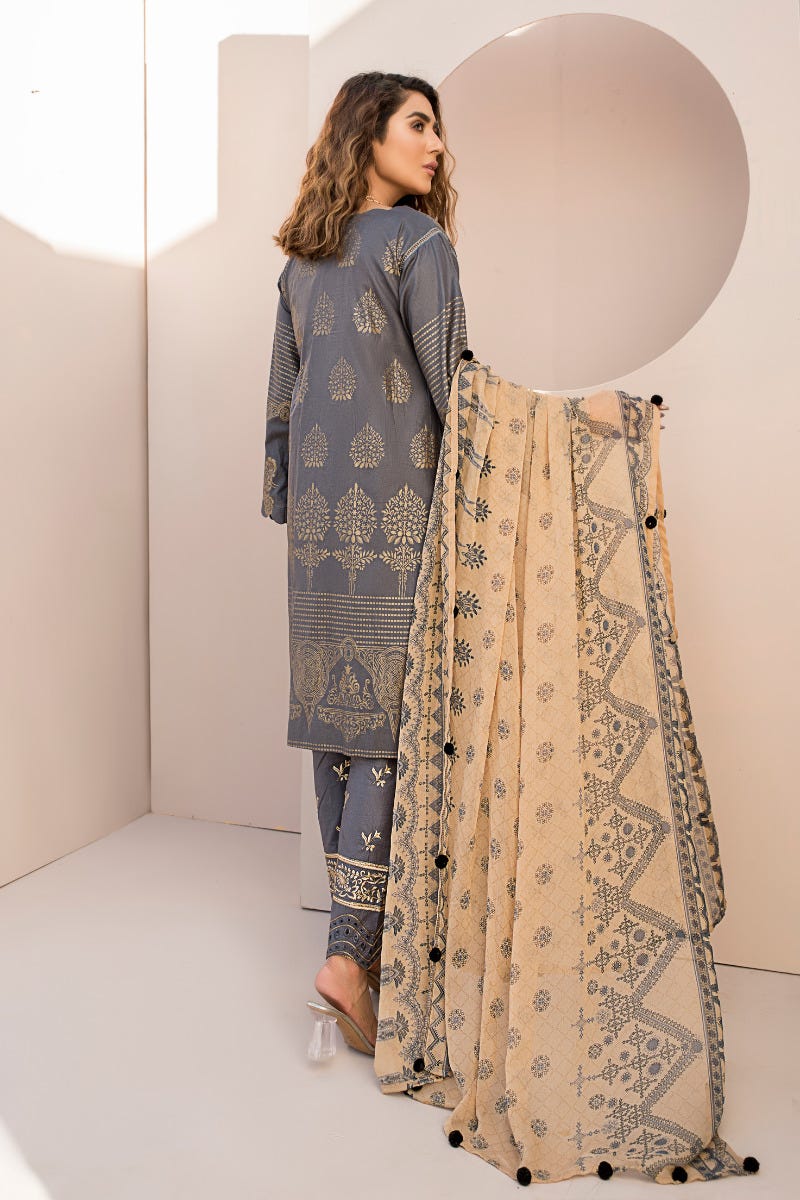 Ready to Wear Embroidered Lawn 3 Pcs Collection by Zimal 06