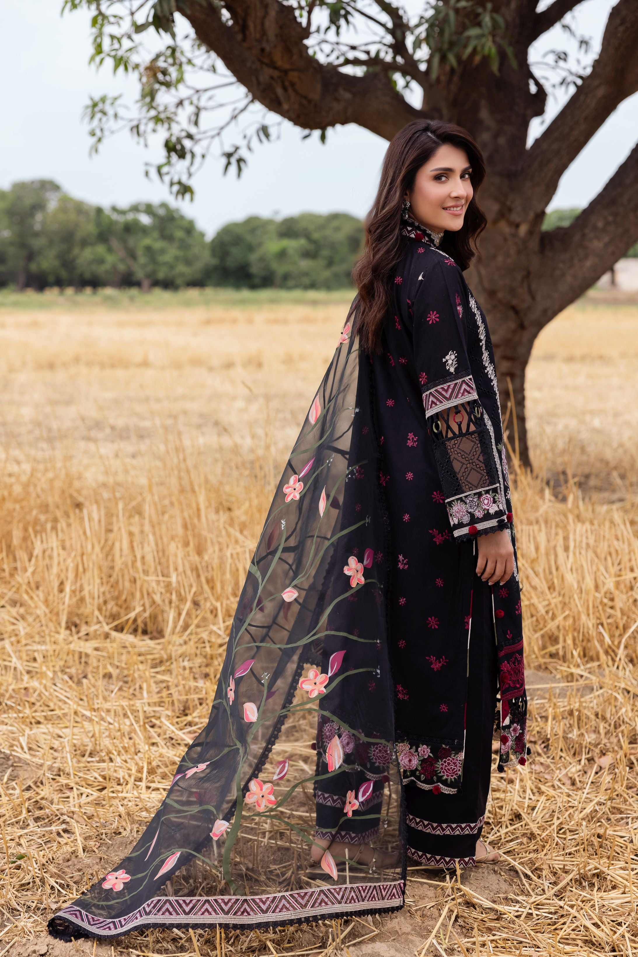 Taaron Jaisi by Mona – Matching Mother Daughter Black Palazzo Outfits – TJM6