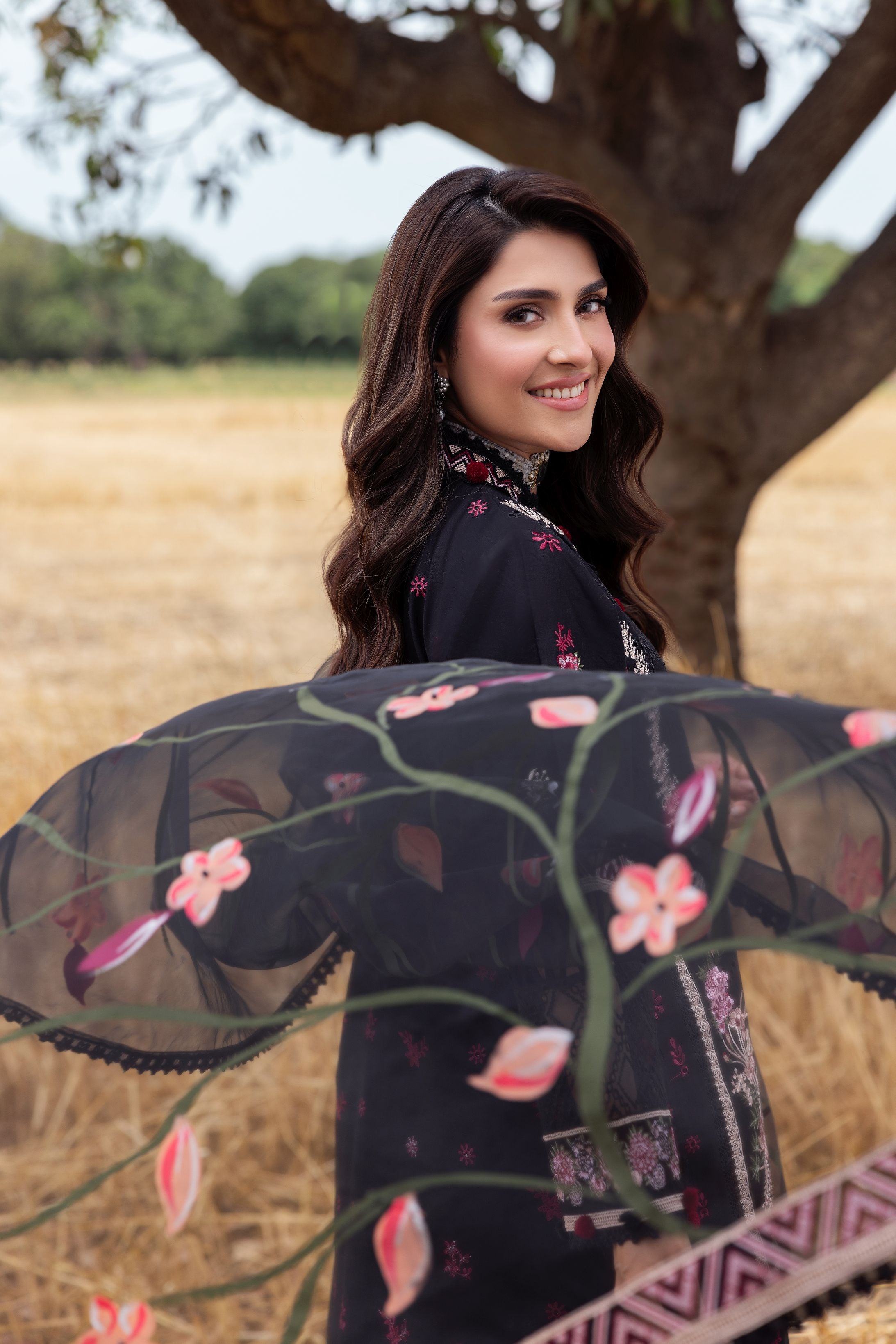 Taaron Jaisi by Mona – Matching Mother Daughter Black Palazzo Outfits – TJM6