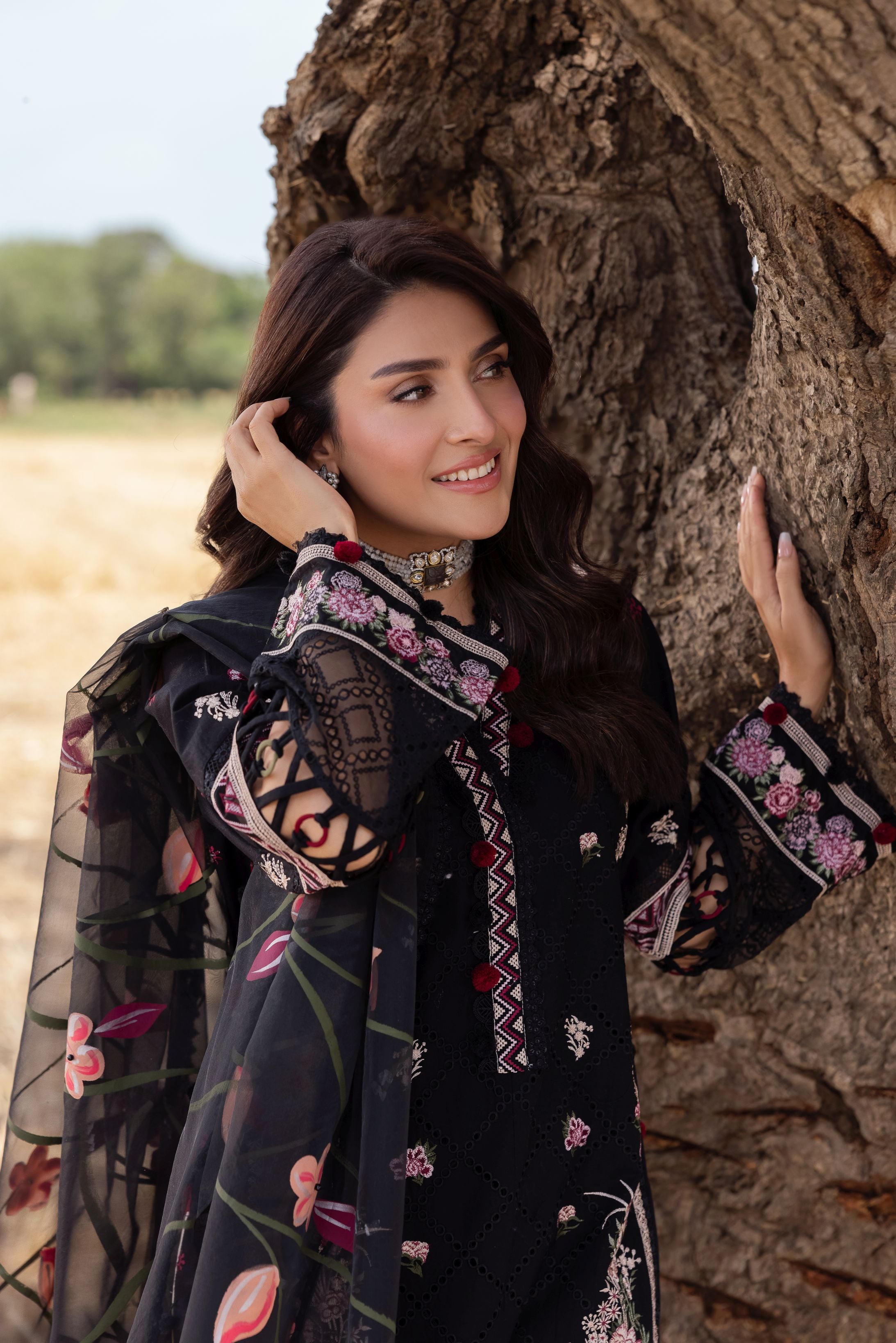 Taaron Jaisi by Mona – Matching Mother Daughter Black Palazzo Outfits – TJM6