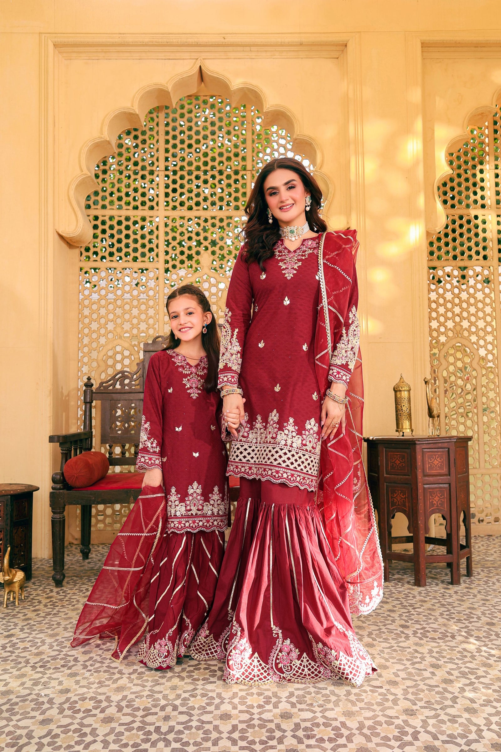 hira mani red dress Tasneem Sadaf's scarlet red bridal outfit with beautiful details paired by  a multi colored red themed gharara worn by Hira Mani during the awaited  finale of Do Bol! . . . #TasneemSadaf #