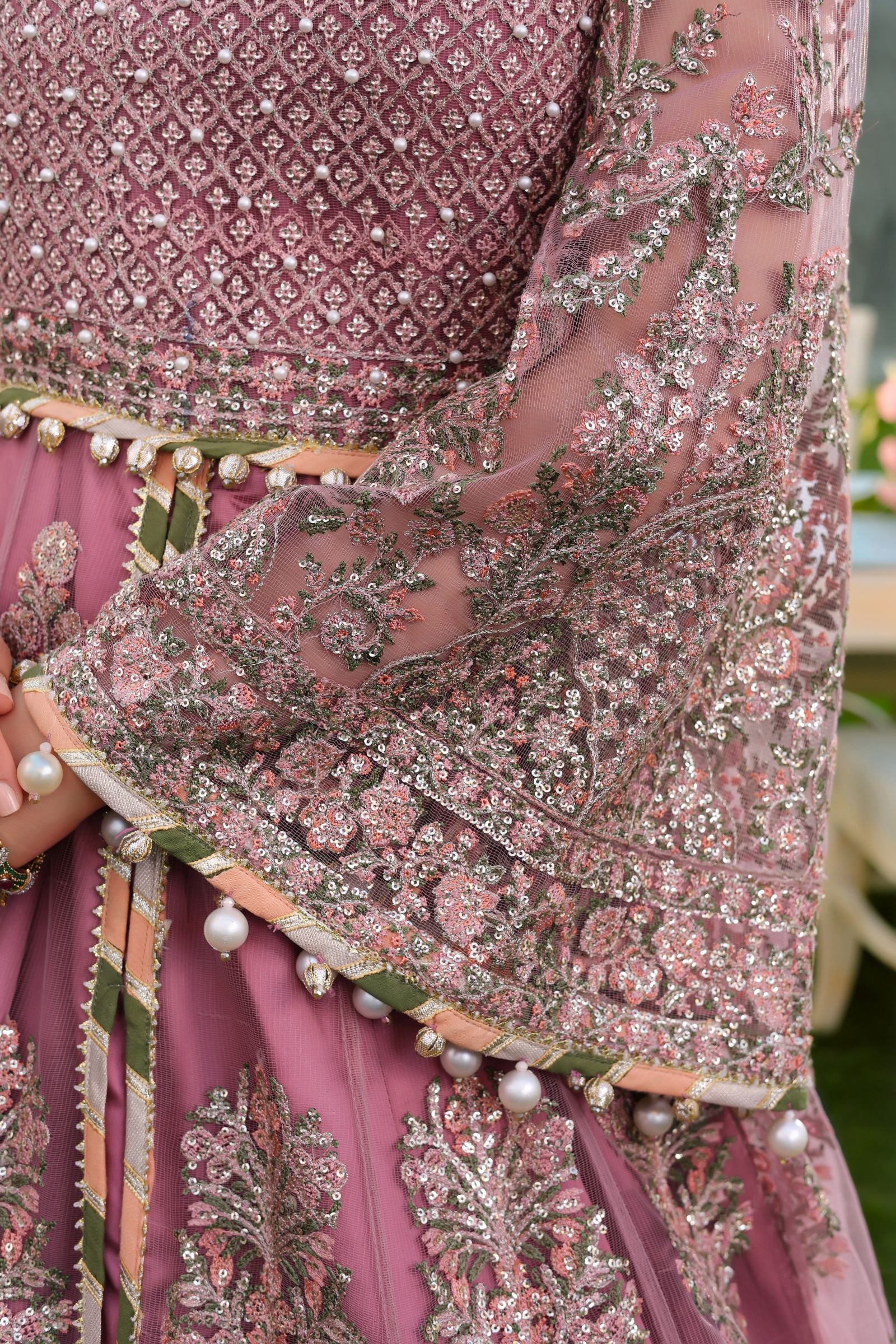 Dusty Rose Maxi | Aroosh Mother-Daughter Twinning Set TTAH3