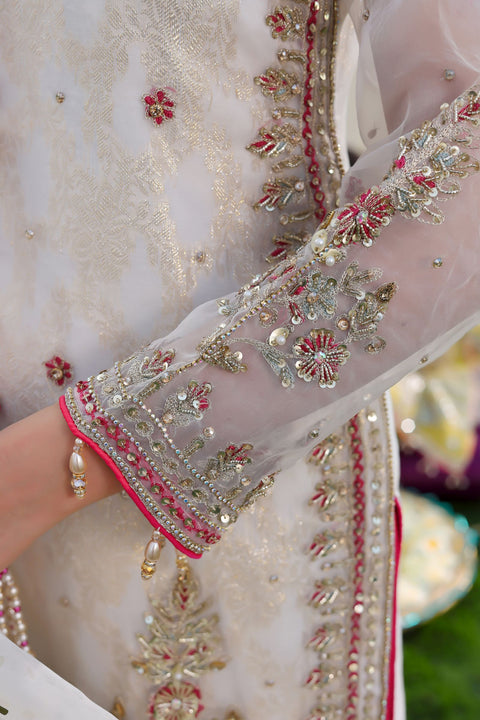 Embroidered Organza Gharara | Twinning Formal Dress by Aroosh TTAH1