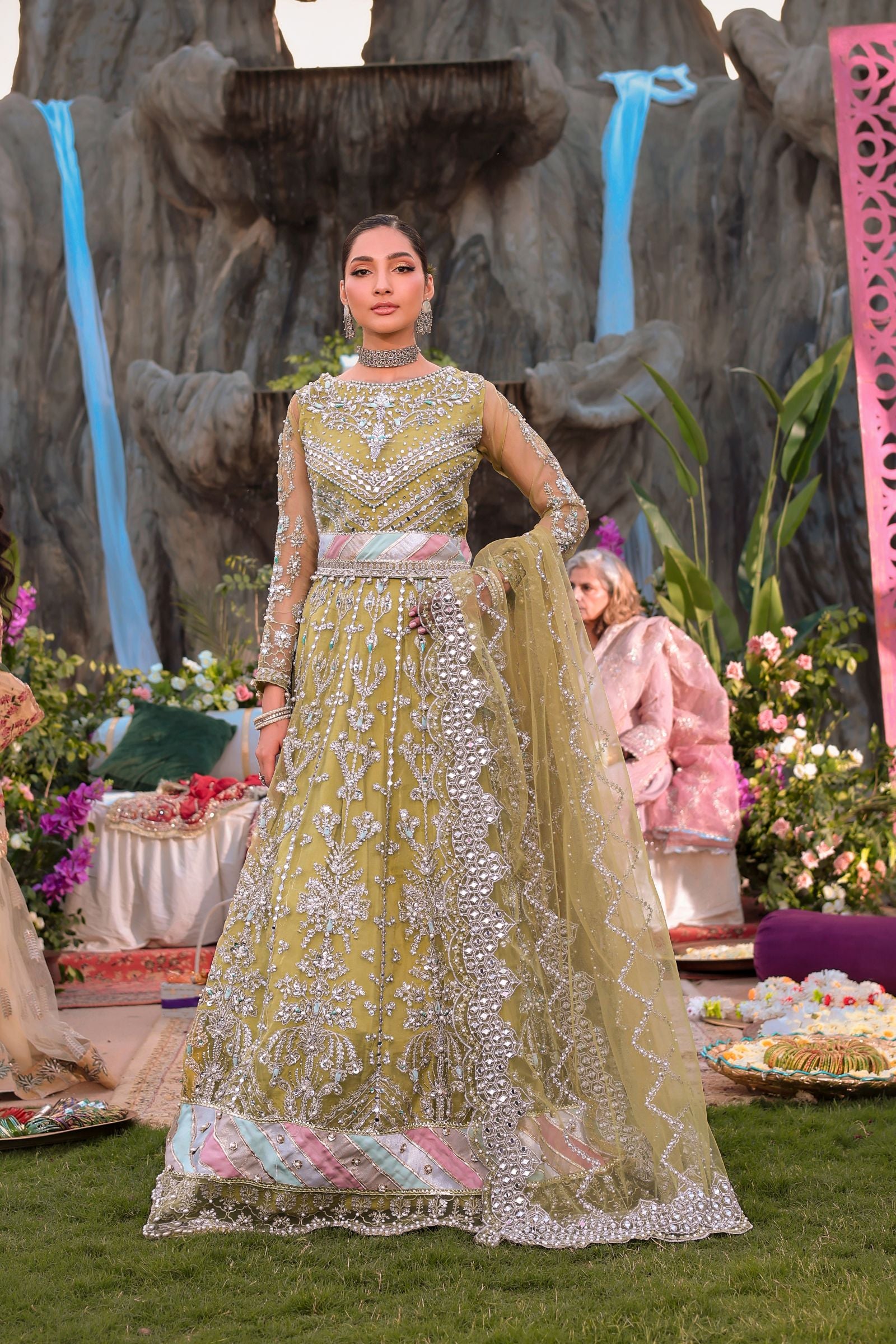 Formal Choli & Lehnga Set | Formal Mother-Daughter Twinning by Aroosh TTAH4