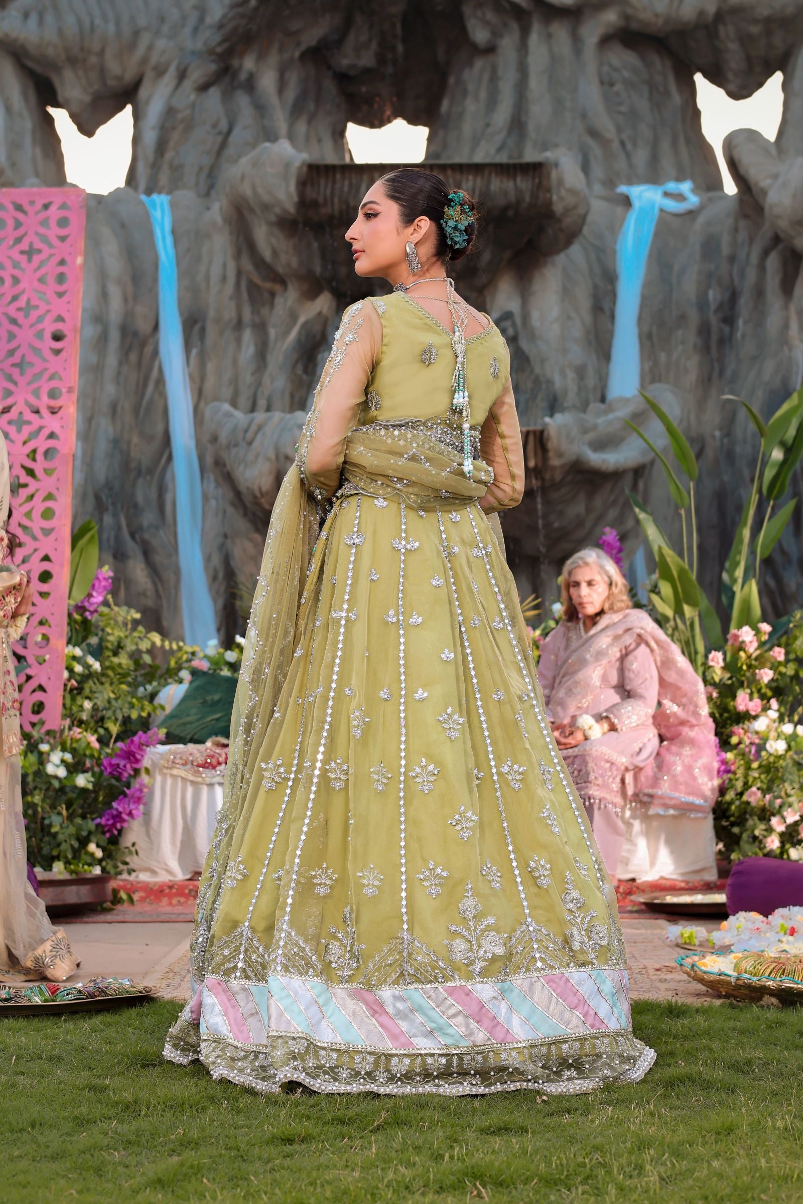 Formal Choli & Lehnga Set | Formal Mother-Daughter Twinning by Aroosh TTAH4