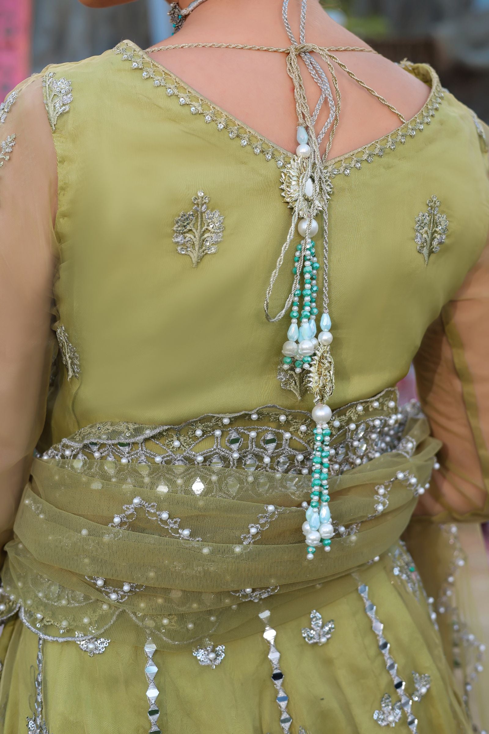 Formal Choli & Lehnga Set | Formal Mother-Daughter Twinning by Aroosh TTAH4