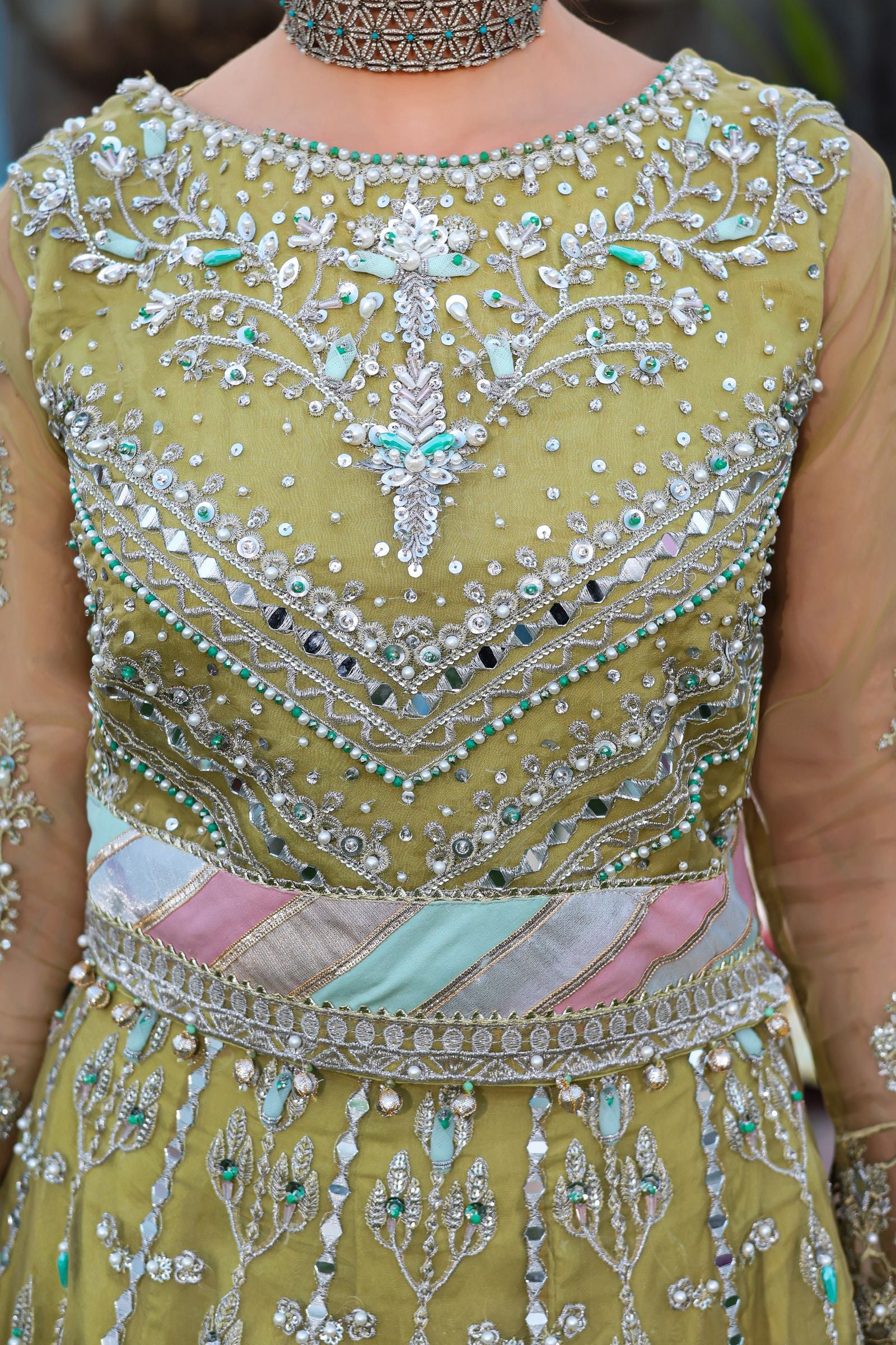 Formal Choli & Lehnga Set | Formal Mother-Daughter Twinning by Aroosh TTAH4