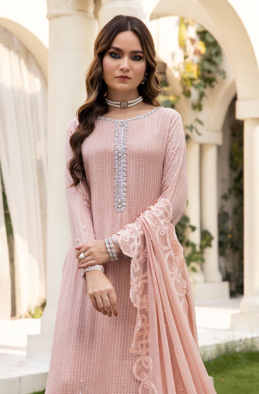 3pc Formal Ready to Wear Dress by Mona C1
