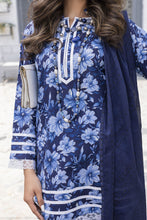 Aabpara Blue Garden Bloom Tanadora Lawn 3pc Suit – SLF3