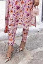 Aabpara Blush Bloom Floral Tanadora Lawn 3pc Suit – SLF2