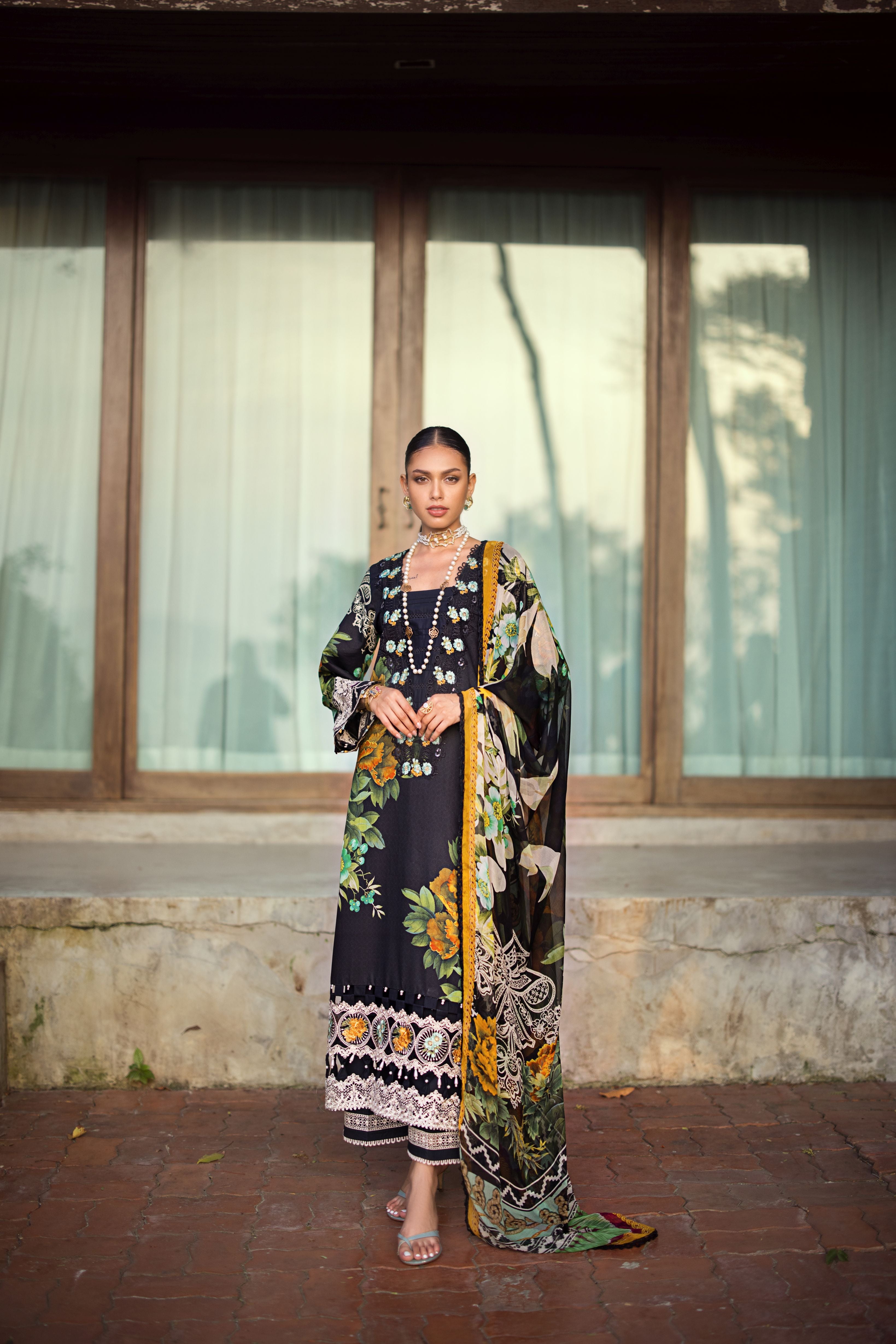 ELAF Signature Lawn Collection ESL-08B NIGHTFALL