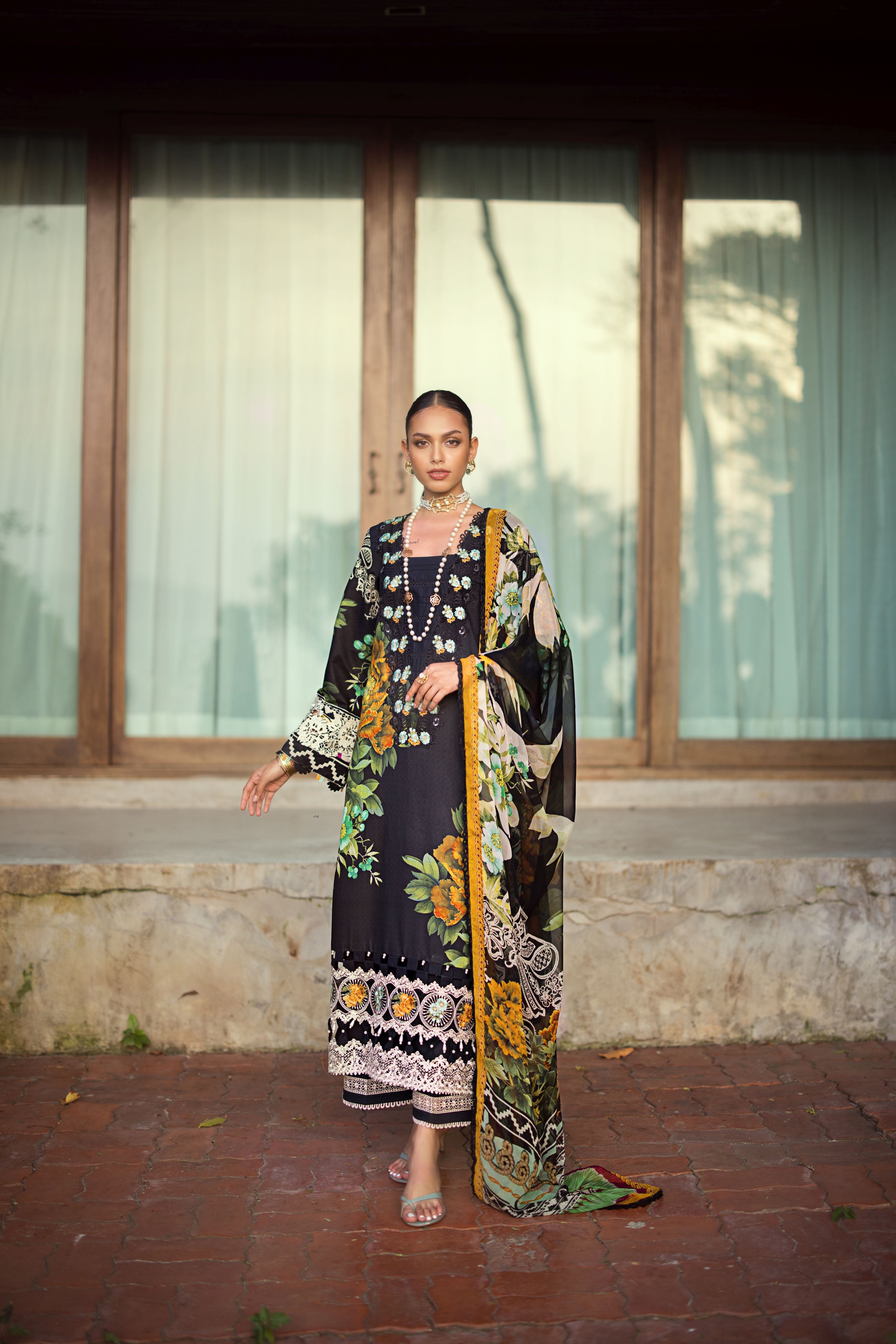 ELAF Signature Lawn Collection ESL-08B NIGHTFALL