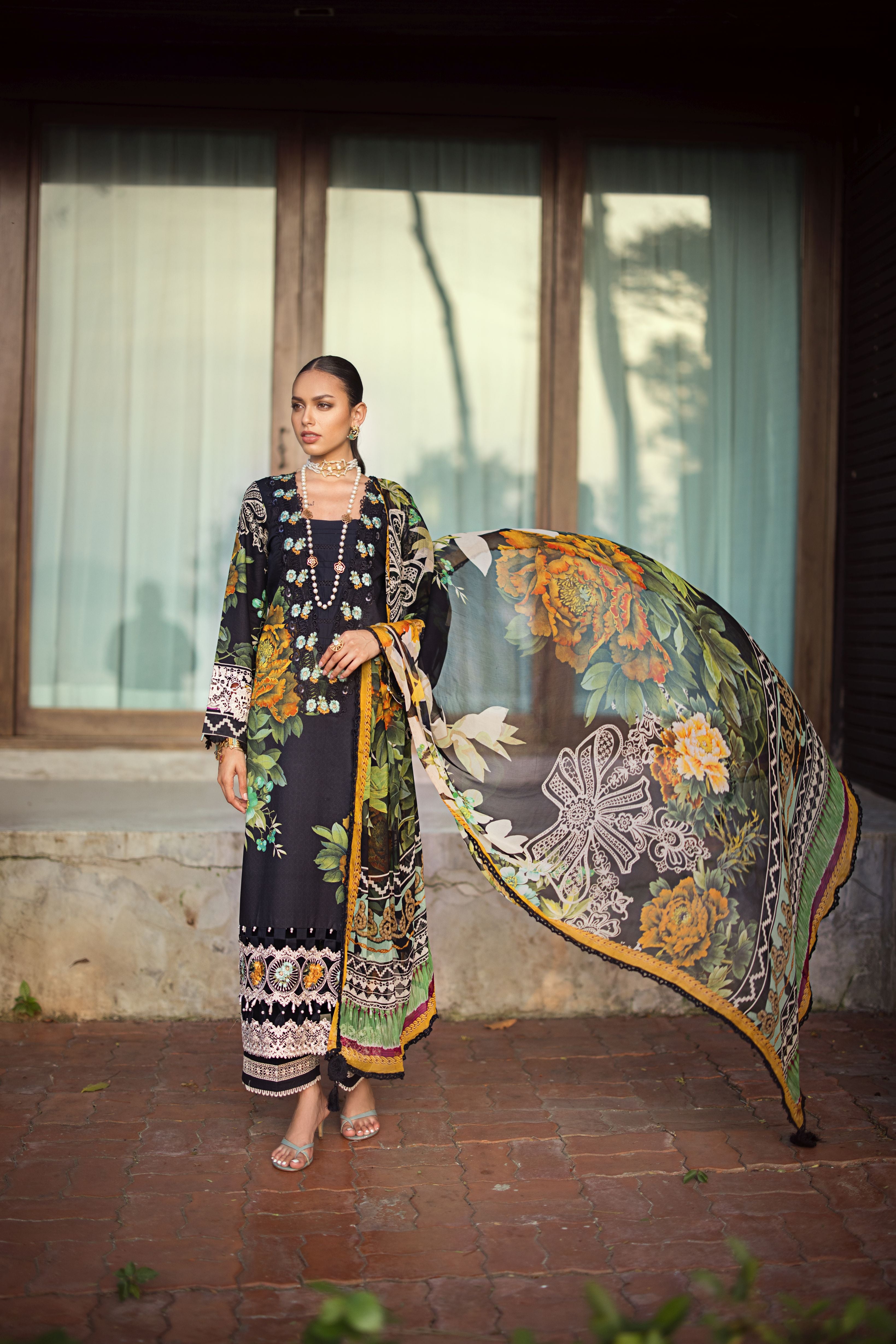 ELAF Signature Lawn Collection ESL-08B NIGHTFALL