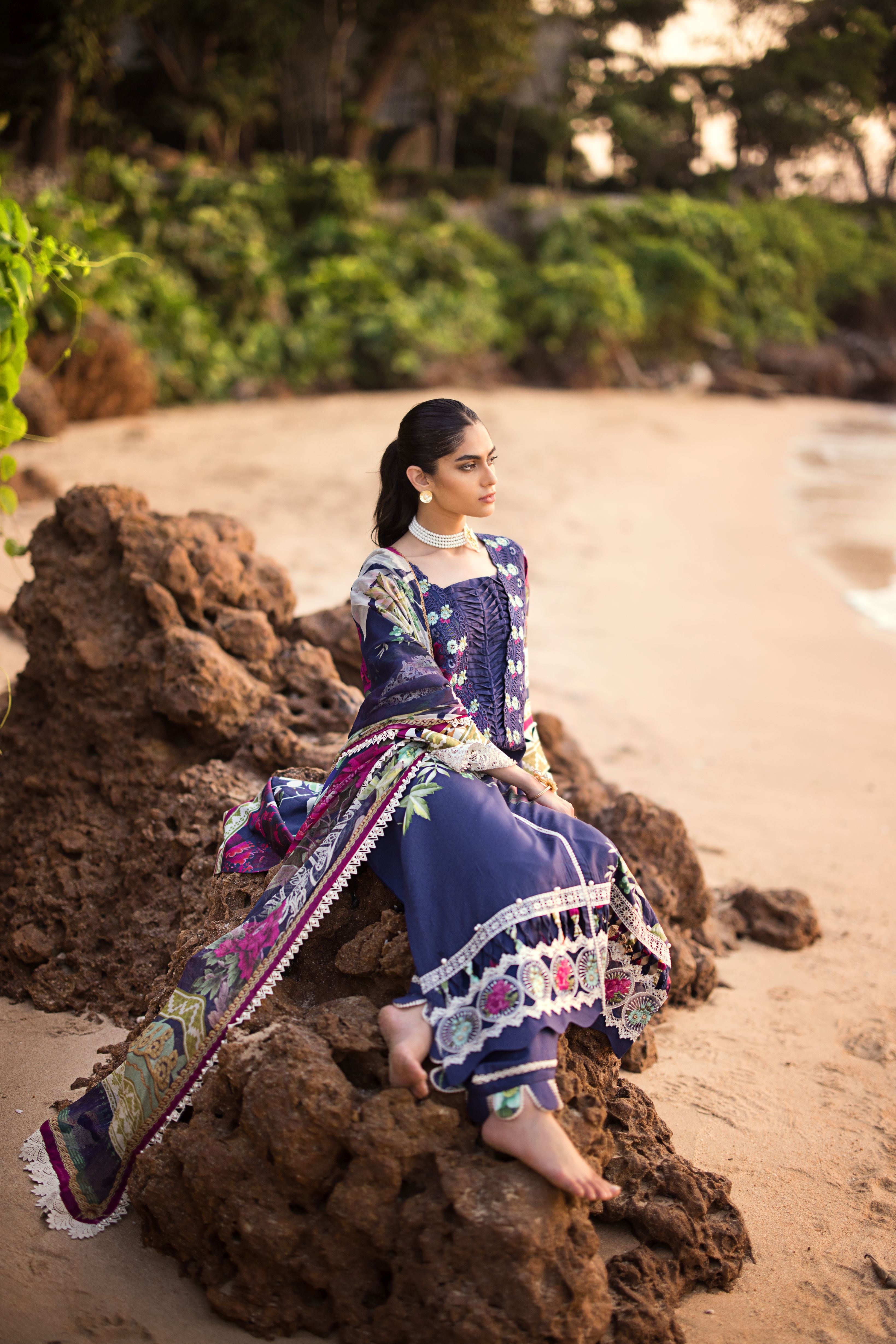 ELAF Signature Lawn Collection ESL-08A SINCLAIR