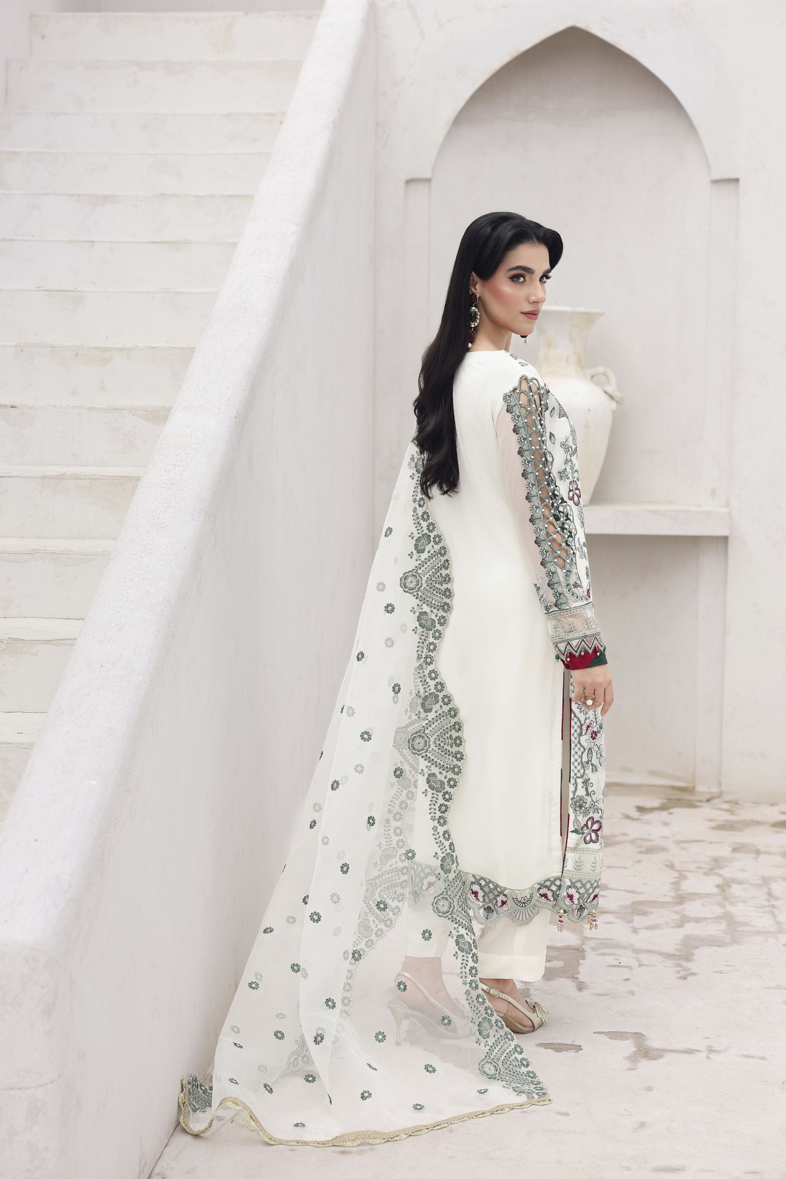 Rasm by Mona – 3pc Chiffon Semi Fomal Dress MKR8