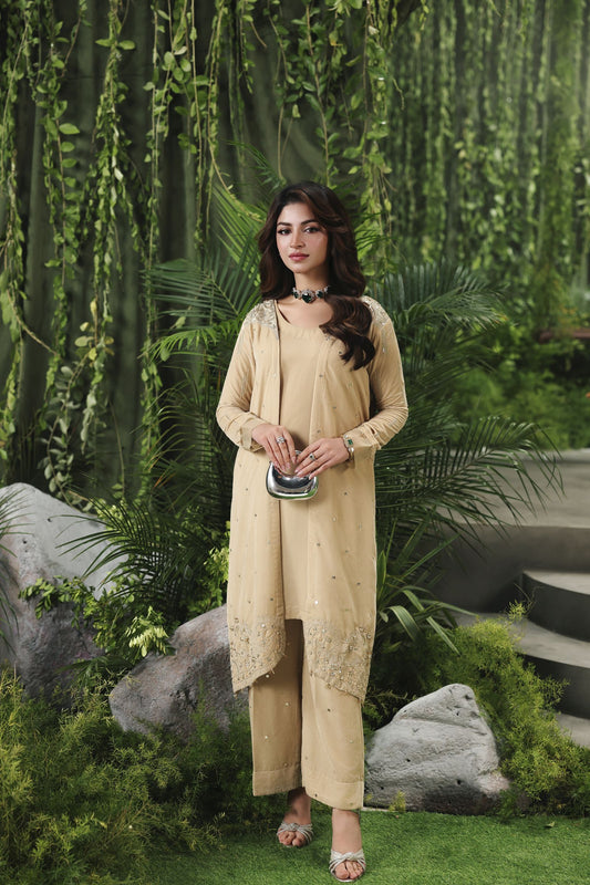 Velvet Story by Ain – Luxurious Gown with Sequin Velvet Trousers VSA1