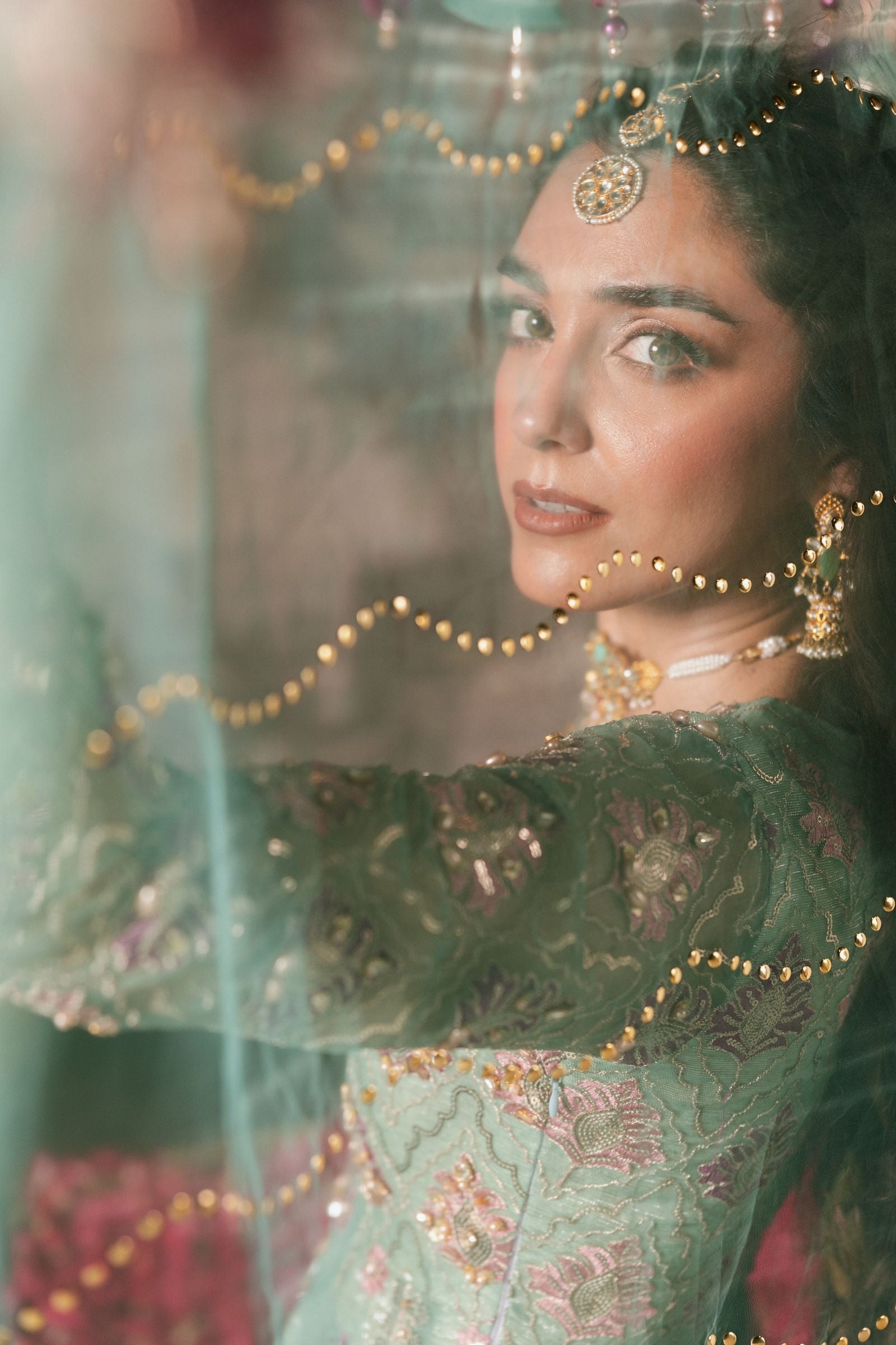 The Maya Edition by Mona – Handworked Organza Front-Open Maxi & Shararah Maya2