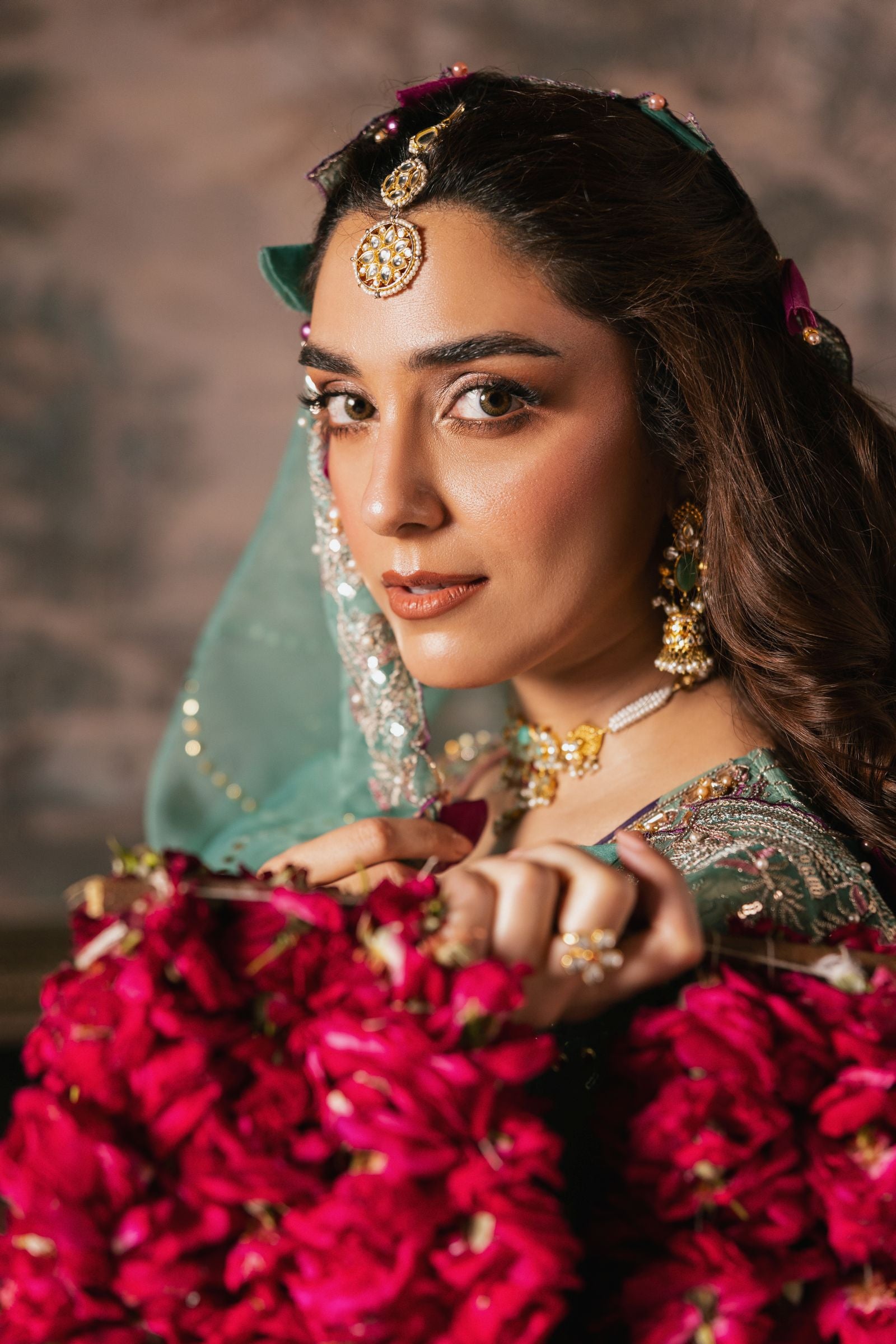 The Maya Edition by Mona – Handworked Organza Front-Open Maxi & Shararah Maya2