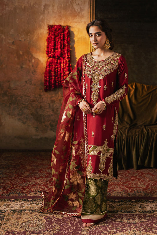 The Maya Edition by Mona – Handworked Raw Silk Formal Dress Maya3