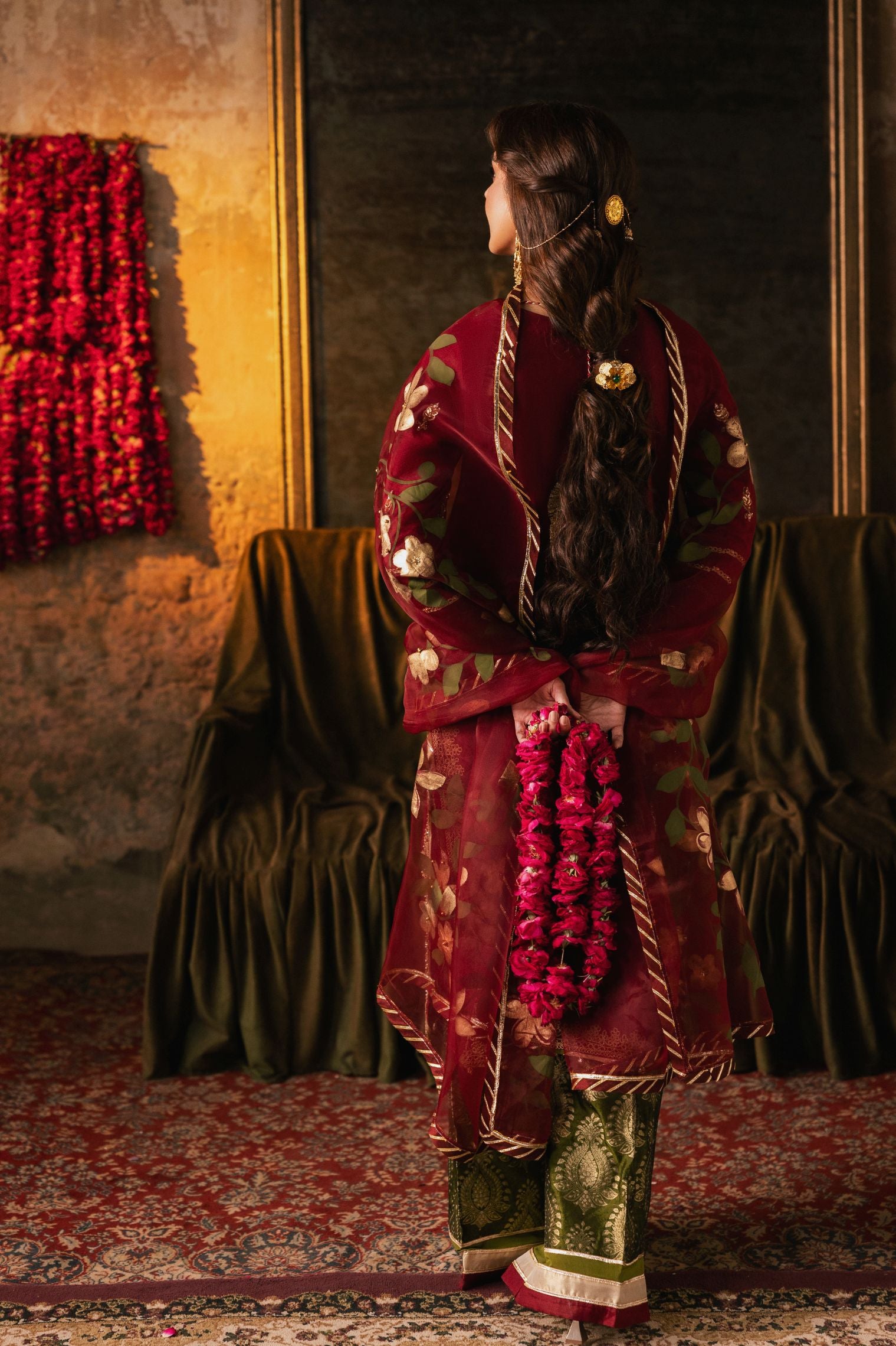 The Maya Edition by Mona – Handworked Raw Silk Formal Dress Maya3