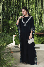 Velvet Story by Ain – Embellished Luxury Velvet Cape VSA5