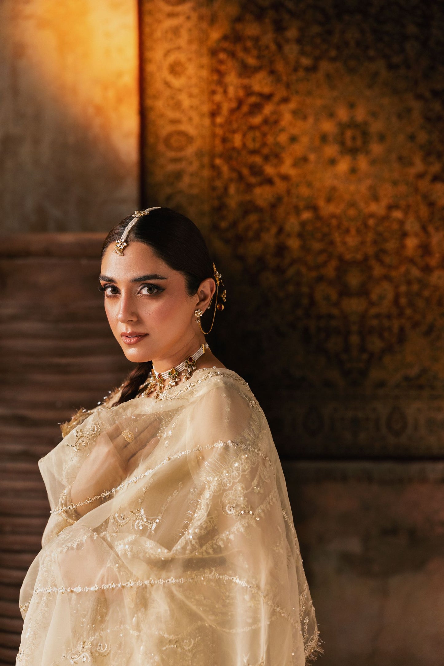 The Maya Edition by Mona – Handworked Organza Angrakha & Ghararah Maya1