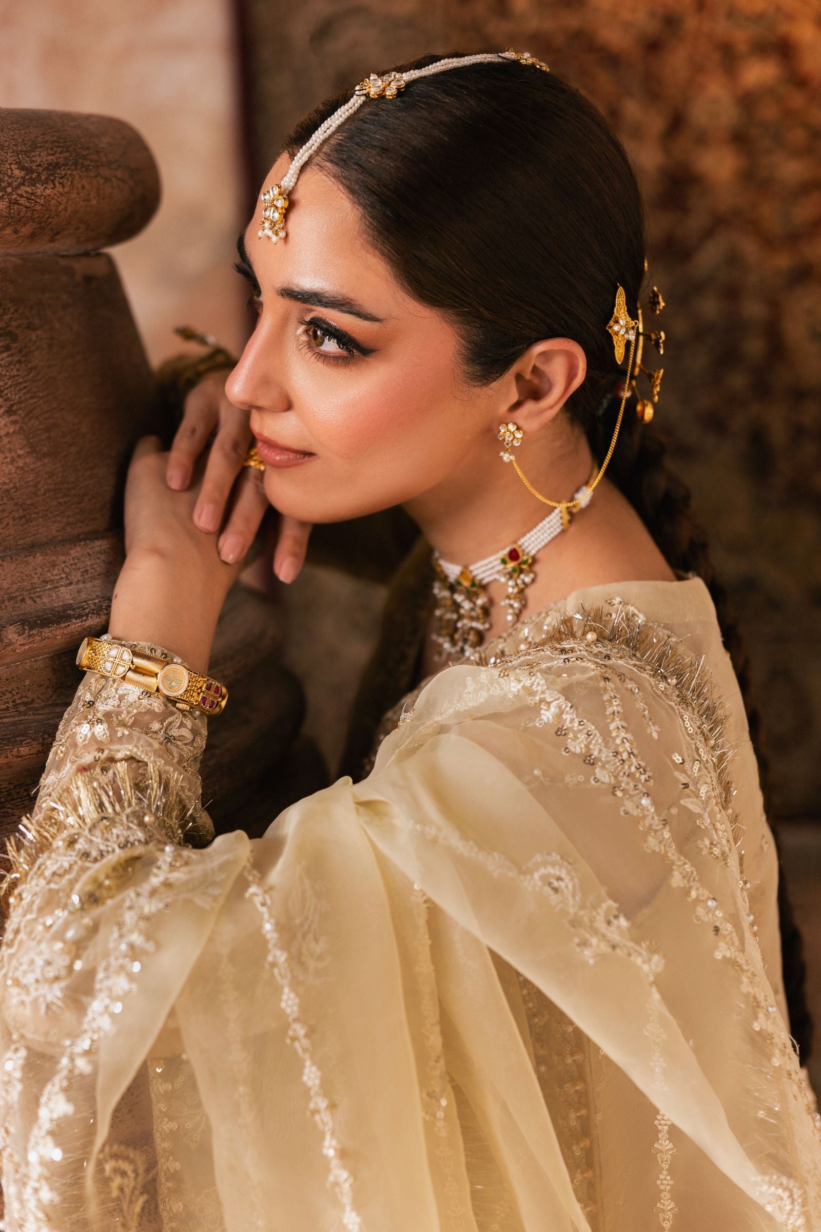 The Maya Edition by Mona – Handworked Organza Angrakha & Ghararah Maya1