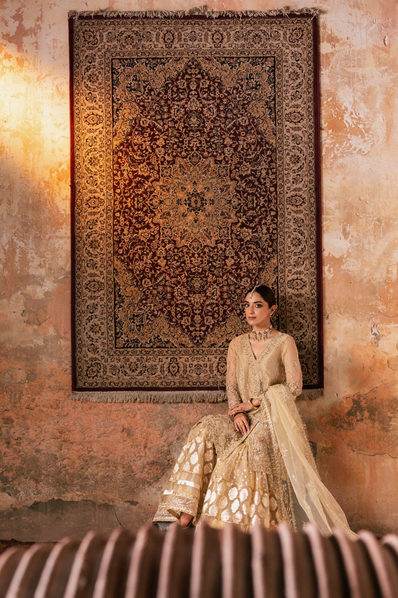 The Maya Edition by Mona – Handworked Organza Angrakha & Ghararah Maya1